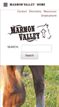 Mobile Screenshot of marmonvalley.com